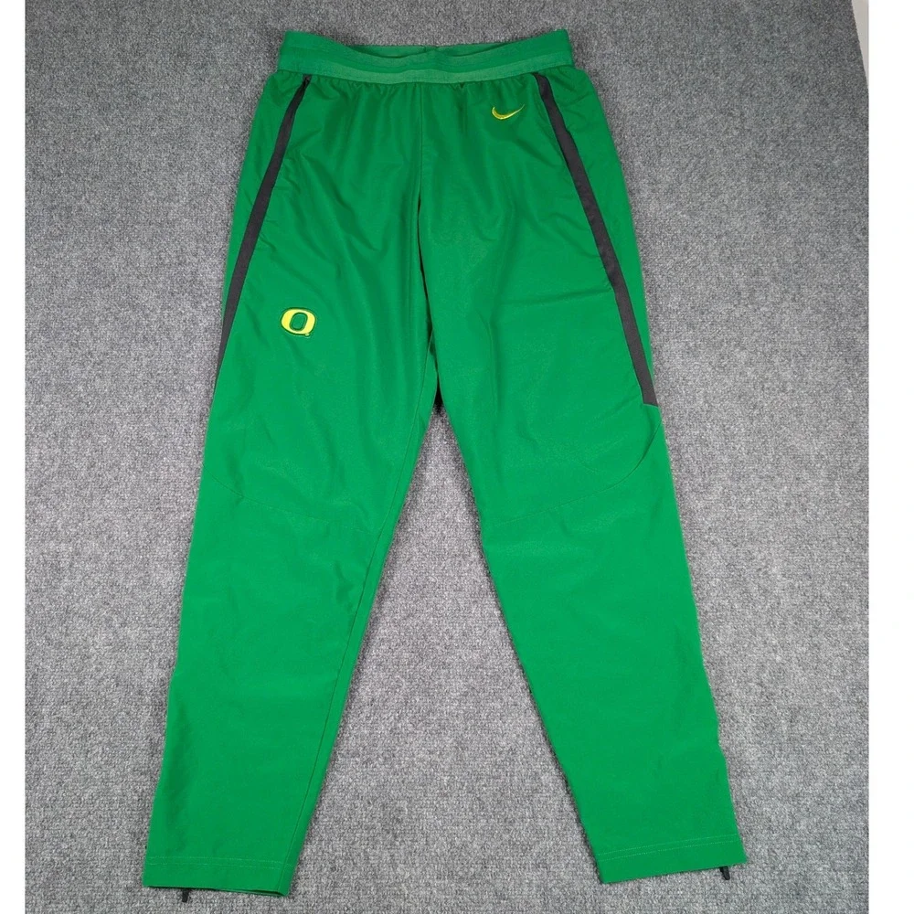 Oregon‎ Ducks Nike Training Pants Mens L Green Dri-FIT NCAA AA4128-377